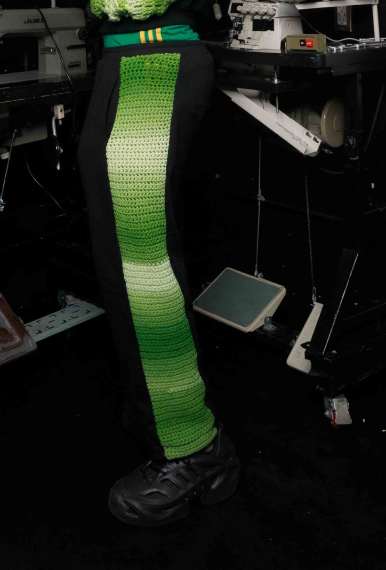 knitting sweat pants